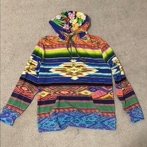 Ralph Lauren Men’s Colorful Patterned Hoodie